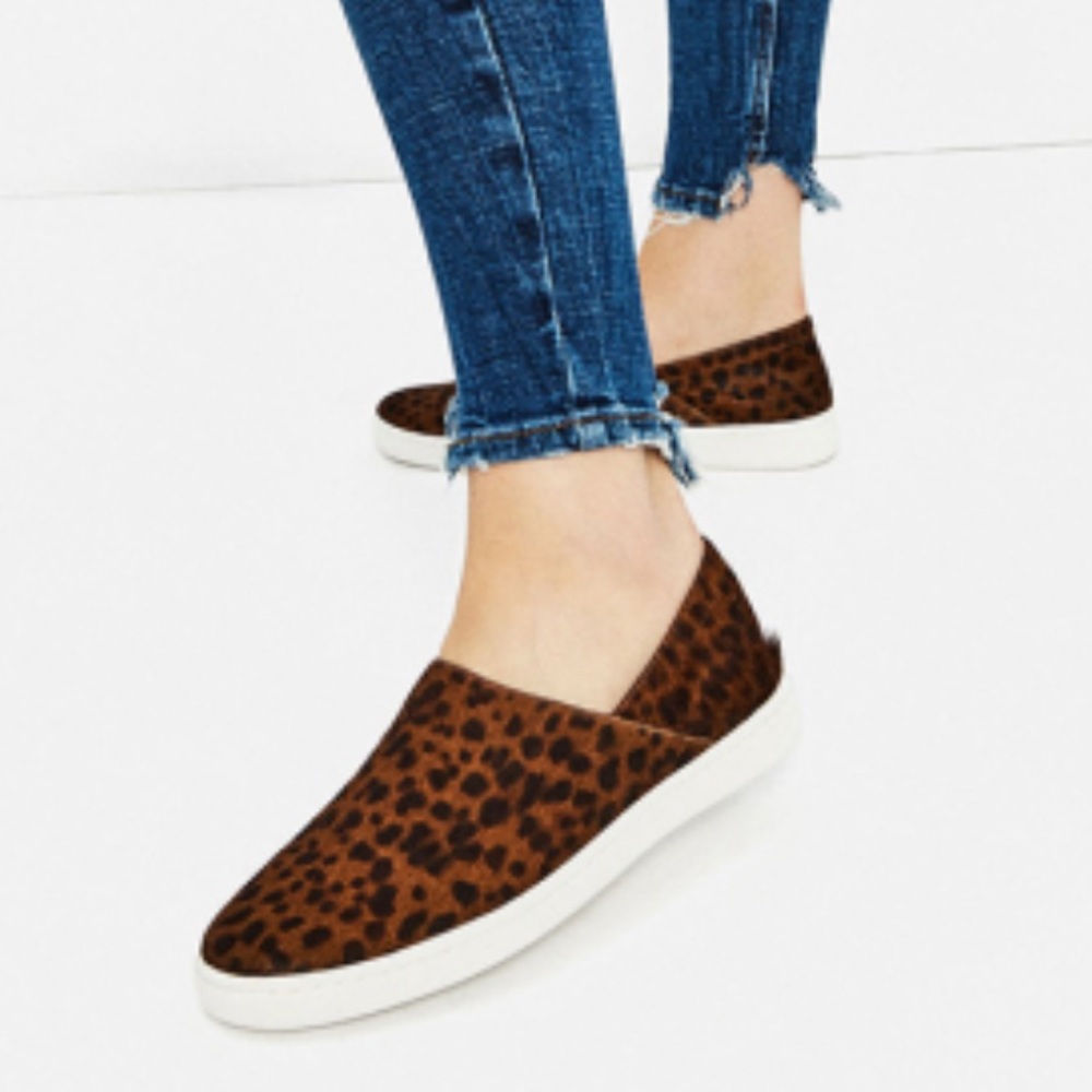 Zara leopard hair sneakers